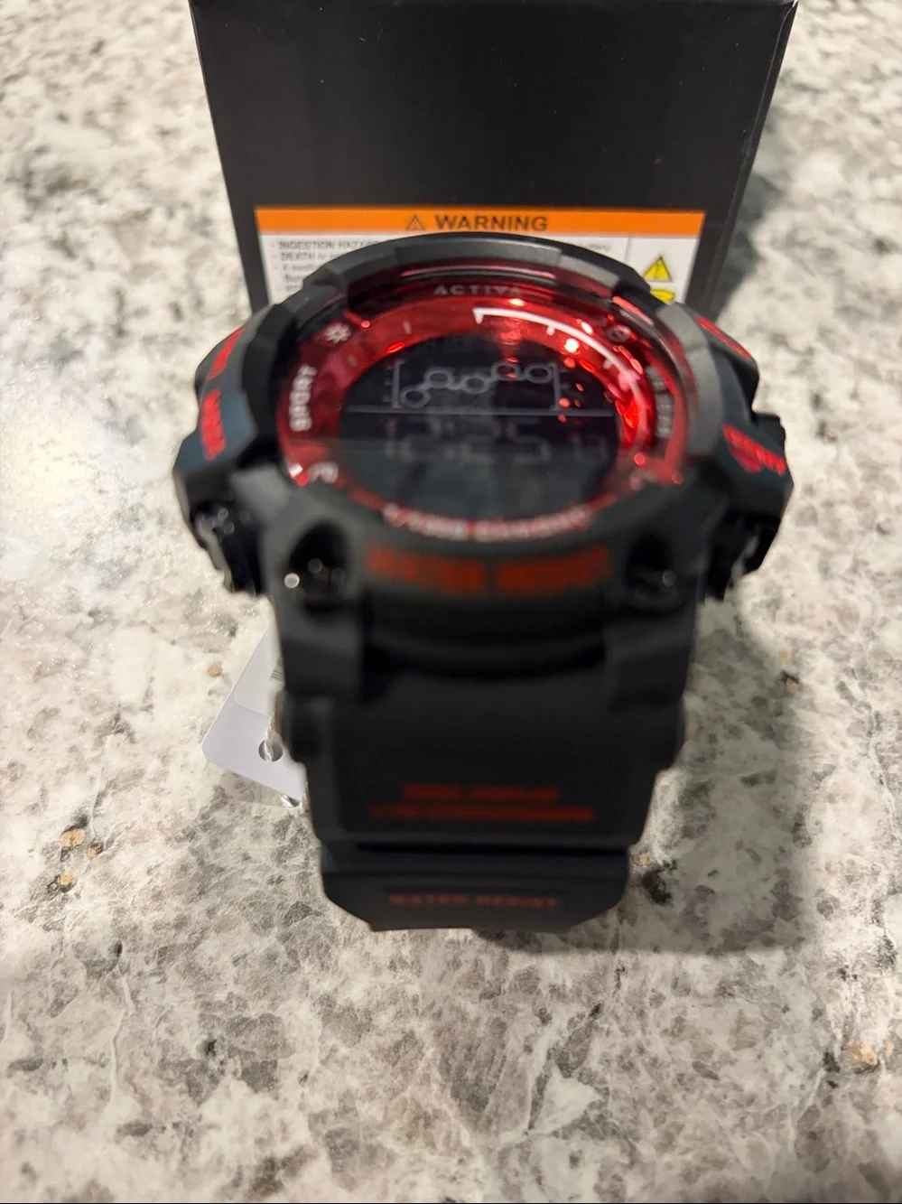 Activa Summit X Invicta Unisex Digital Watch - 50mm. Black Red (ACW8082-019)